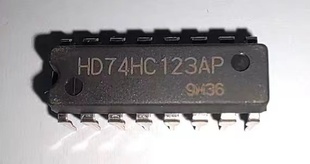 现货特价 74HC123 DIP16直插 双重可再触发单稳态多谐振荡器芯片