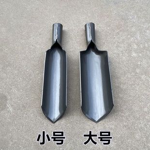 新款加厚挖洞筒子铲铲子洛阳铲挖洞勘探打洞工具取土尖头掏土半圆