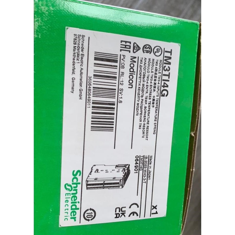 TM3TI4G 施耐德全新原装正品，需要的联系2023年保内议价