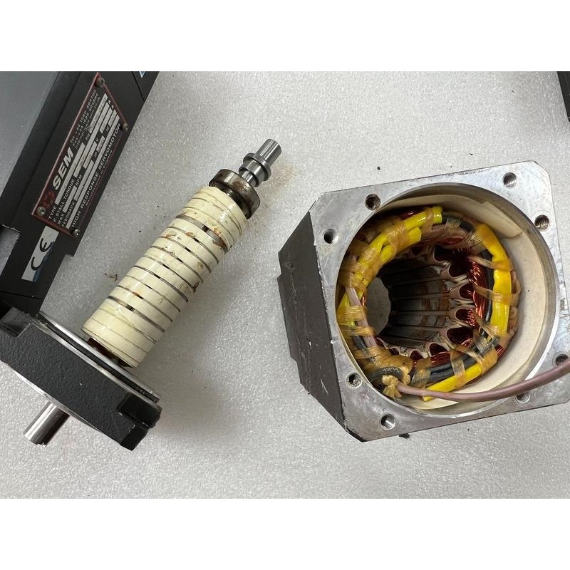 350v电压伺服电机机身 无编码器 插头都拆了议价