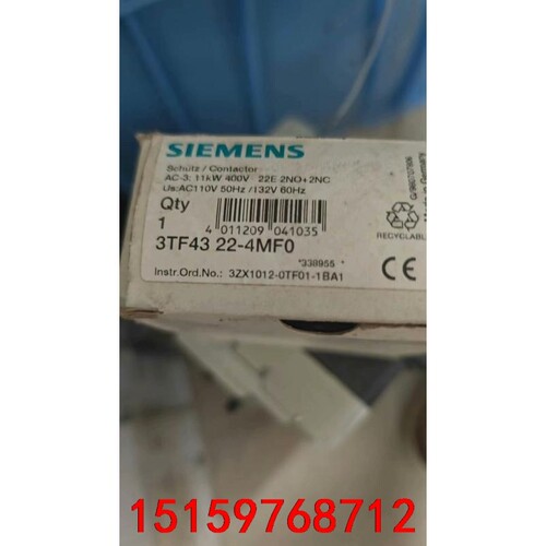 西门子接触器全新库存3TF4322-4MF0议价