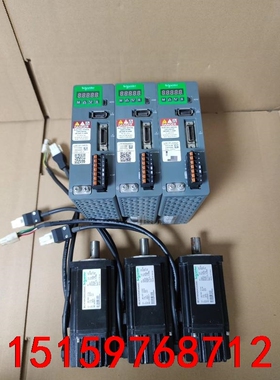 施耐德400W伺服电机套装，驱动器型号：LXM16DU04M议价