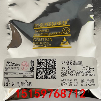 INA331AIDGKR 丝印C31 运算放大器芯片 全新原议价