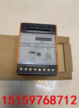 IFM SR0100易福门VS0200/24VDC流量传感器议价