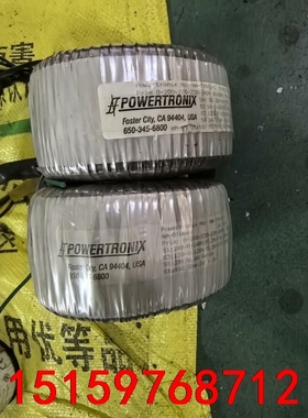 拆机美国POWERTRONIX环形隔离变压器 ，成色很新。议价