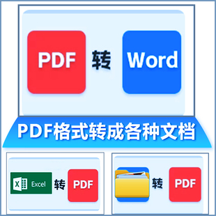 图片转PDF转换word 转电子版 PDF提取图片 PDF转矢量图 PDF转PPT