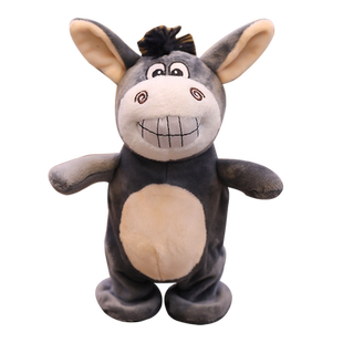 会说话的小毛驴录音复读驴抖音玩具驴电动学舌学话抬杠驴公仔