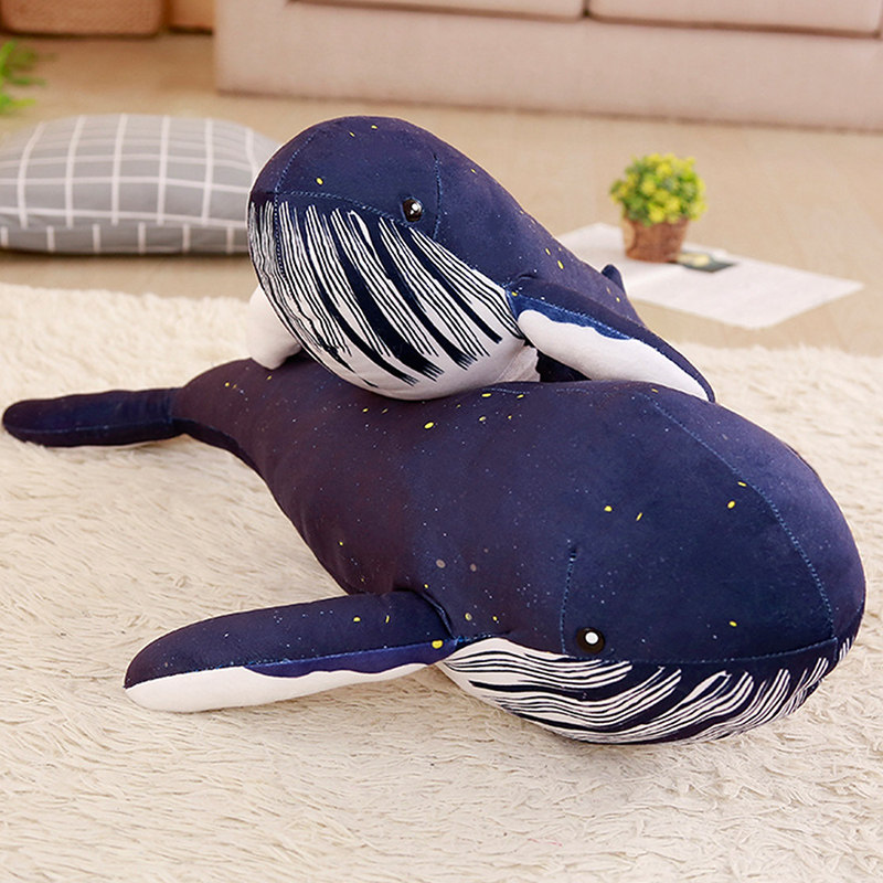 大鲸鱼公仔抱枕鲸鱼毛绒玩具大蓝鲸鲨布偶娃娃海洋玩偶男孩男生款