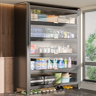 不锈钢制阳台收纳柜户外鞋柜家用置物架防水防晒柜防尘收纳柜衣柜