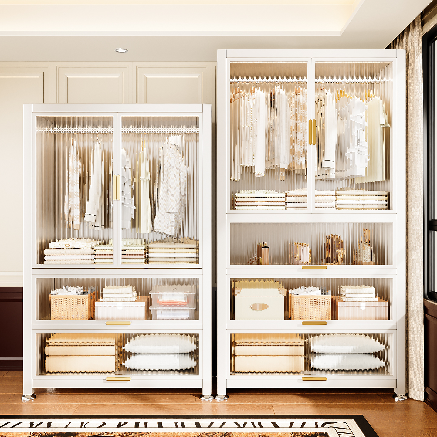 【钢制衣柜】【金属防尘无甲醛】