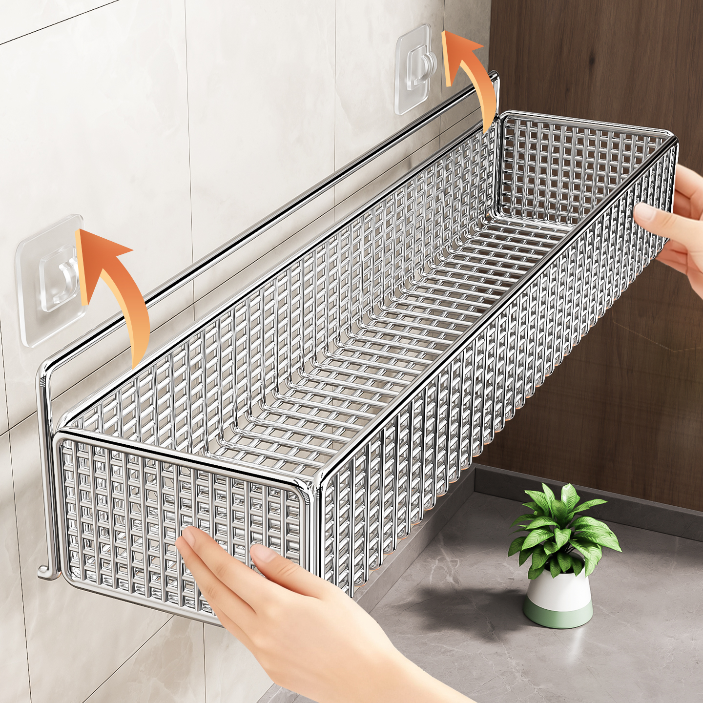 [国家补贴15%]免打孔壁挂调料架