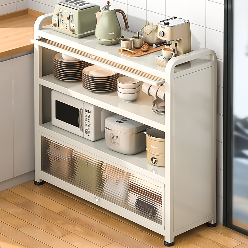 不锈钢厨房极窄餐边柜储