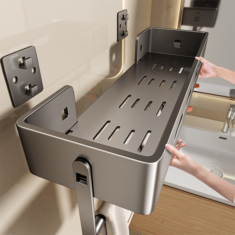 浴室角架厕所收纳卫生间加厚免打孔置物架洗漱台壁挂式墙上架子,家庭/个人清洁工具,浴室角架/置物架,淘宝优惠券,粉丝福利购,淘宝优惠卷