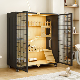 猫别墅铁网家用不占地透气猫笼子猫窝室内猫屋阳台猫柜猫舍猫爬架