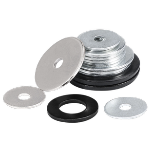 黑色8级加厚垫片镀锌铁片垫圈金属平垫圈螺丝平垫片超薄圆形M2M30