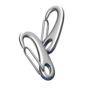 304不锈钢蛋形弹簧扣钥匙龙虾钩蛋型卸扣钢丝绳快挂卸扣M30-M100