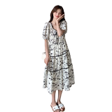 新品款号6115碎花连衣裙P125K178，女装连衣裙，2D043