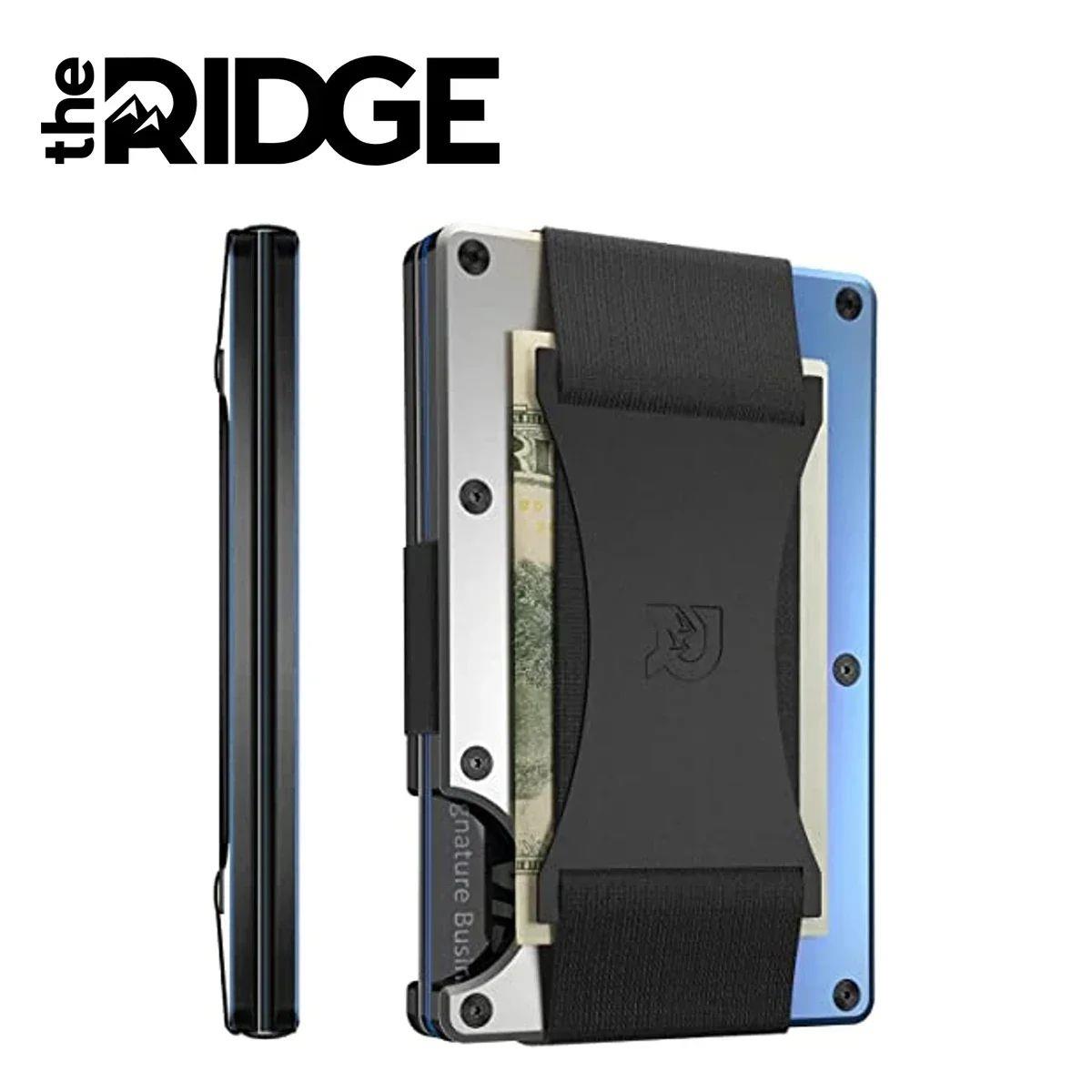 The Ridge Wallet for Men RFID Blocking Luxury Aluminum Metal