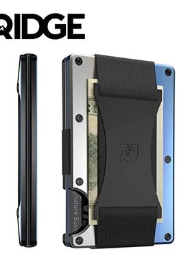 The Ridge Wallet for Men RFID Blocking Luxury Aluminum Metal
