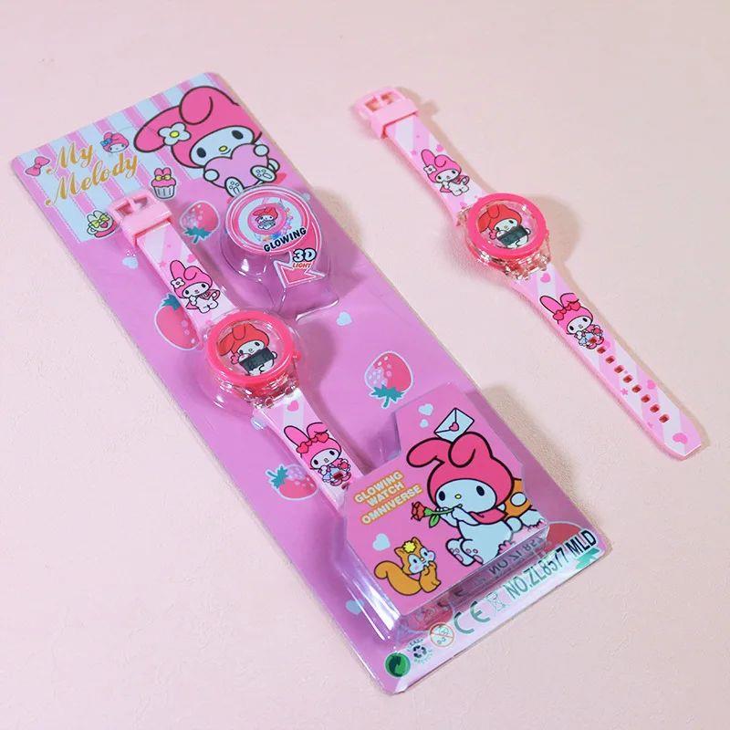Kitty Watches Girls Luminous Sanrio Kuromi Children Watch ki