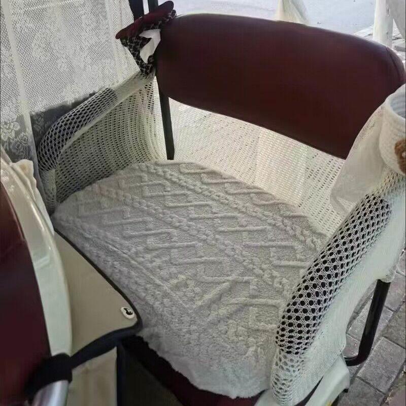 防漏网电动三轮车后排座位围挡防护小孩儿童防护网物品防掉落安全