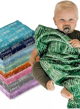 Newborn and baby boy gift blanket 新生儿男婴礼物毯子