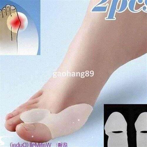 1 pair=2 gel silicone bunion corrector big toe separators s