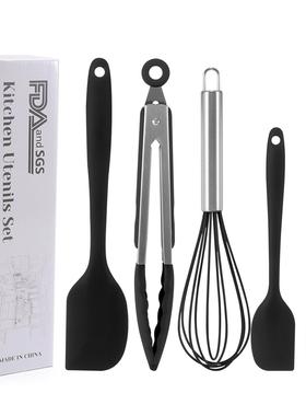 Silicone Cookware Spatula Shovel Egg Beaters Kitchen Tool