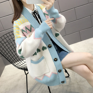 秋冬女开衫加厚毛衣女秋装2025年新款网红洋气针织外套女春秋上衣