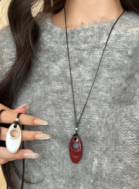 2025新款欧尼同款水滴吊坠项链
