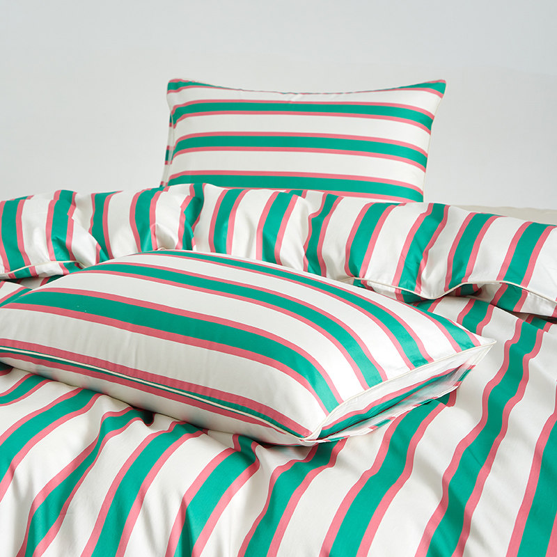 xeepo/希帛四件套新疆长绒棉小清新2024新款床单被套纯棉全棉床品,床上用品,床品套件/四件套/多件套,淘宝优惠券,粉丝福利购,淘宝优惠卷