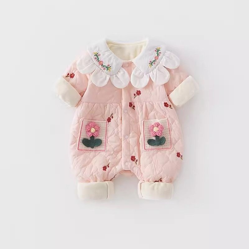 超萌婴儿衣服秋冬夹棉连体衣加绒薄棉衣可爱女宝宝初冬装外出抱衣,童装/婴儿装/亲子装,连身衣/爬服/哈衣,淘宝优惠券,粉丝福利购,淘宝优惠卷