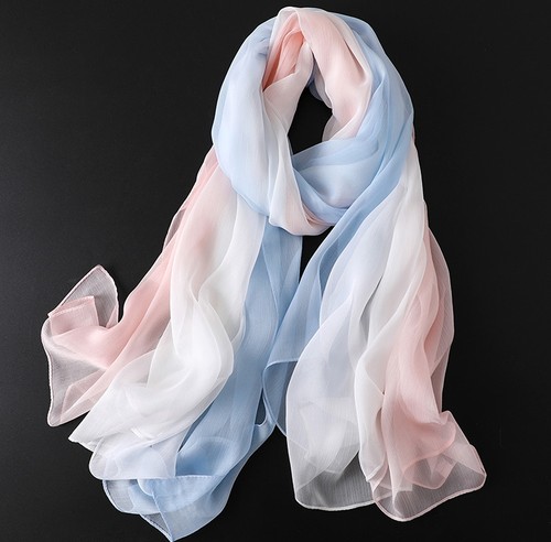 韩版百搭春秋轻薄长款纱巾