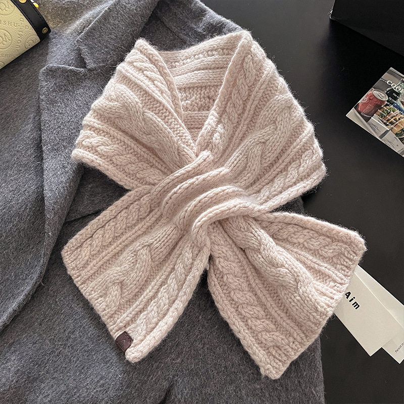 红色羊毛围巾女款2025新款冬季韩系氛围感保暖针织针麻花交叉围脖,服饰配件/皮带/帽子/围巾,围巾/丝巾/披肩,淘宝优惠券,粉丝福利购,淘宝优惠卷
