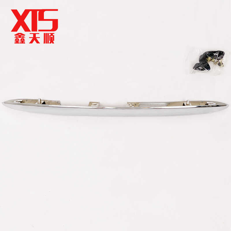 适配206标志207 307新老后背门亮条后备箱亮条装饰条牌照盒亮条