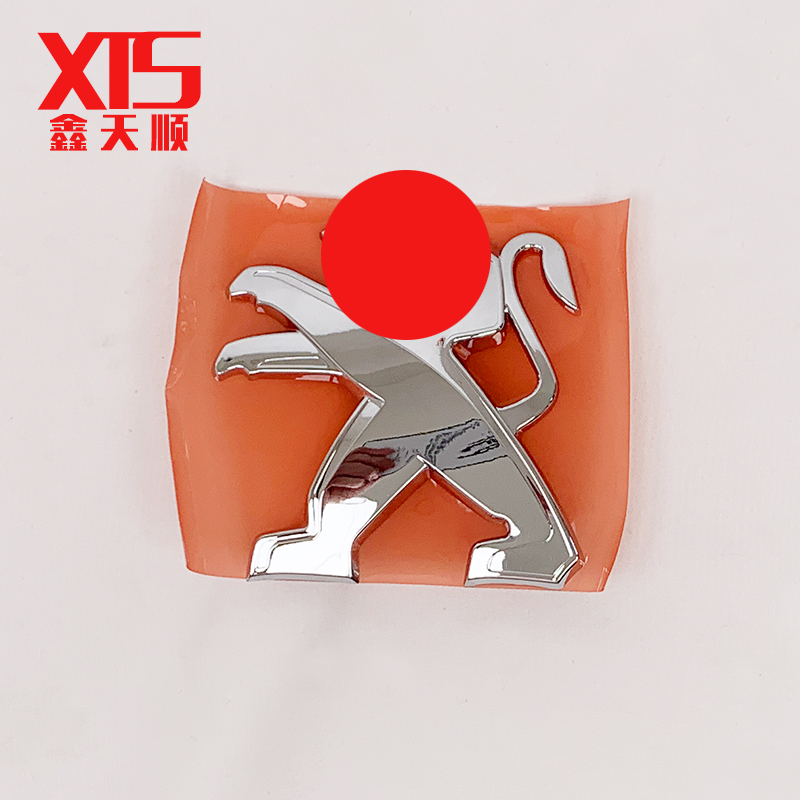 适配标致207 206 307 408 308前中网标 狮子标 前标牌 标志车型标