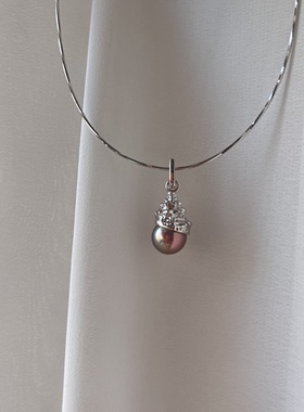 呼啸海螺天然淡水爱迪生珍珠耳环