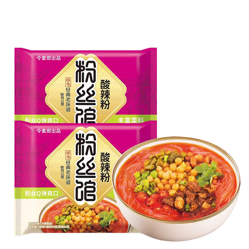 今麦郎光华粉丝馆袋装酸辣粉