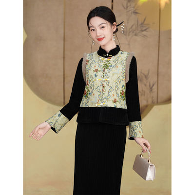 旗袍冬天小个子优雅大气