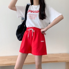 Real shot 2021 New Summer Shorts high waist sports pants Harem Pants casual pants women's Fashion Home Shorts