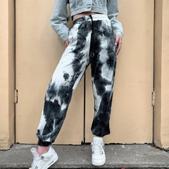 Fashion personality tie dyed casual pants for women