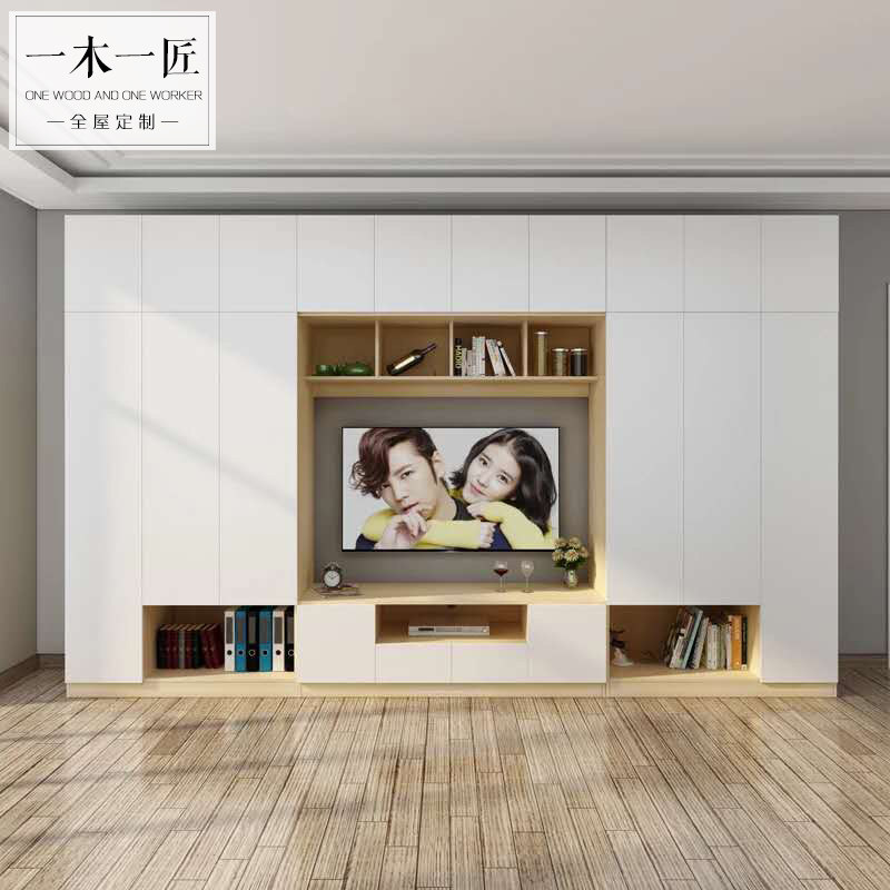 北京简约整体衣柜定制衣帽间衣橱走入式柜子榻榻米全屋定做家具