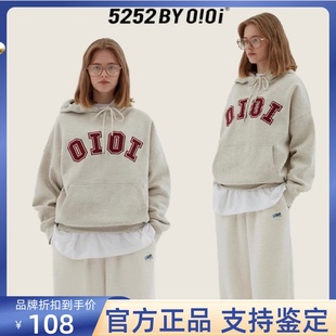 刺绣连帽卫衣外套 oioi卫衣女rose朴彩英newjeans同款 官方正品