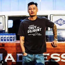 余文乐短袖t恤男ins潮牌港风上衣纯棉体桖打底衫宽松潮流圆领夏丅