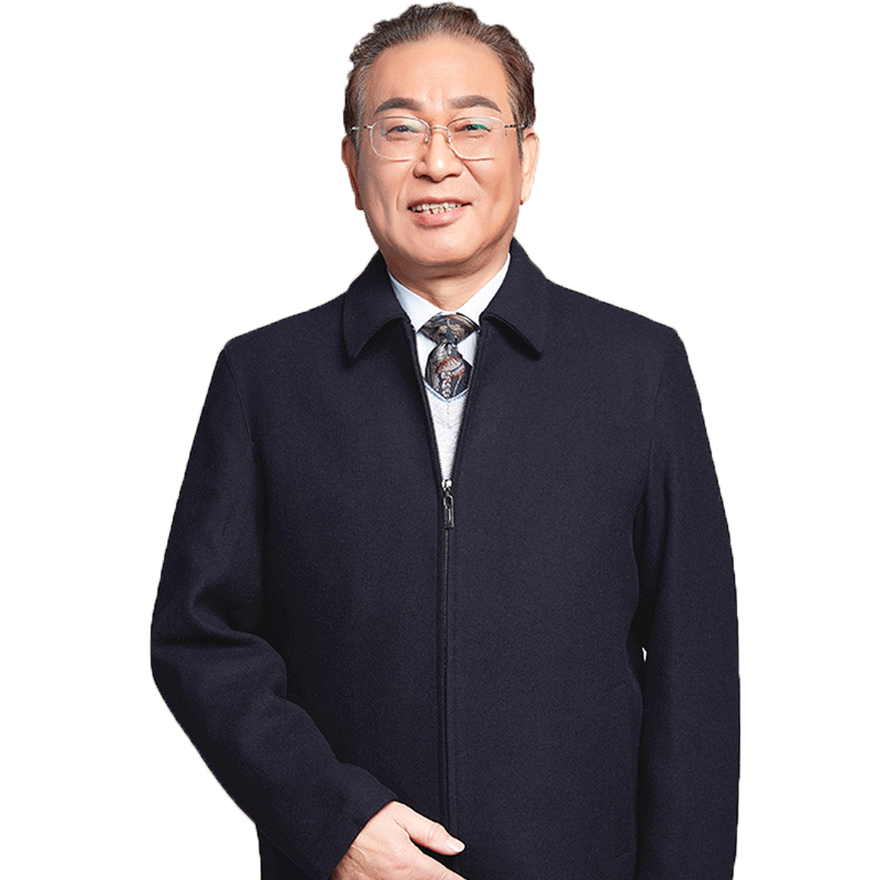 中老年男装羊毛夹克老年人爷爷装