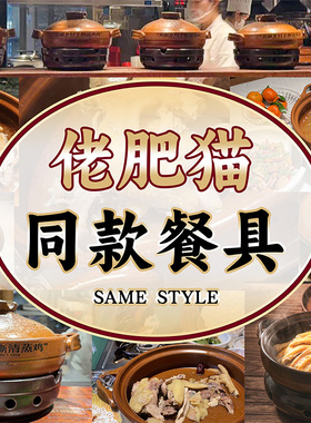 佬肥猫同款砂锅家用焖肉煲燃气灶专用炖锅干烧不裂煲饭店商用砂锅