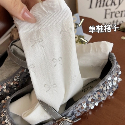 夏日少女~微透堆堆wa+银色芭蕾鞋氛围感轻松get~好miu好温柔~