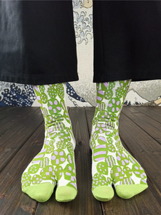 #马吉拉Tabi分趾袜！日系和风花卉二趾袜～吼吼看！一整个爱住