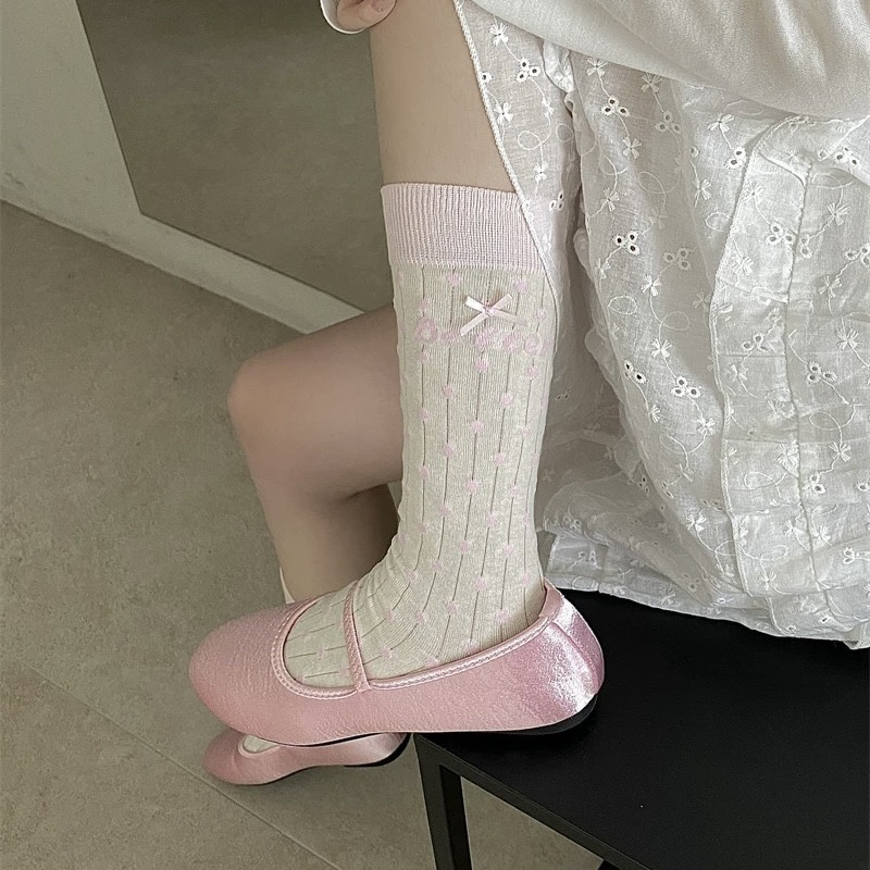 粉色奶油波点蝴蝶结~太可爱了吧！超级舒服软糯~简直好看到爆炸耶