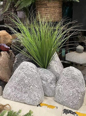 仿真小草菖蒲草芦苇草洋葱草狗尾草单支酒店园林景观软装落地地面